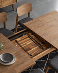 Seb Extendable Dining Table, 59"-78.7"