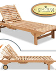 Sunny Teak Sun Bed Lounger