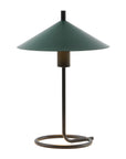Khlo 17" Green/Black Metal Table Lamp