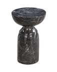 Rue Marble Indoor / Outdoor Round Side Table
