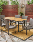 7-Piece Wicker Dining Set