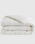 European Linen Stripe Duvet Cover