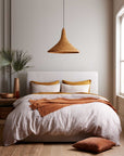 European Linen Gingham Duvet Cover Set