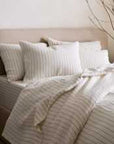 European Linen Stripe Duvet Cover