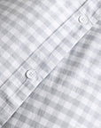 Classic Organic Percale Gingham Duvet Cover Set