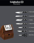 Calphalon Precision Cutlery Self Sharpening Knife Block Set with SharpIN™ Technology, 15 Piece