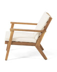 Sasha Acacia Wood Club Chairs (Set of 2)