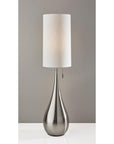Adesso Christina Table Lamp, Brushed Steel