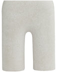 Abstract Arched White Ceramic Vase - From Where -