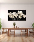 Abstract Canvas Plant Wall Art - From Where -