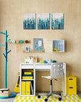 Abstract Canvas Wall Art - From Where -