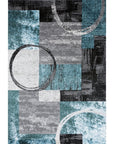 Abstract Circle Area Rug - From Where -