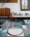 Abstract Circle Area Rug - From Where -
