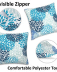 Abstract Flower Pillow Covers (Set of 2) - From Where -