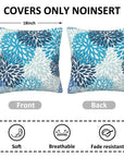 Abstract Flower Pillow Covers (Set of 2) - From Where -