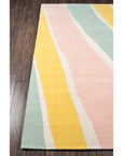 Abstract Handmade Tufted Wool Area Rug - From Where -