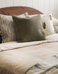 Abstract Leaf Throw Pillow with Insert - From Where Finds -