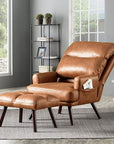 Accent Chair with Ottoman Set - From Where -