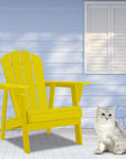 Adirondack Yellow Outdoor Chair - From Where -
