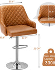Adjustable Bar Stools Set of 2 - From Where -