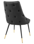 Adorn Performance Velvet Dining Side Chair (Set of 2) - From Where Finds -
