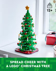 LEGO Christmas Tree Toy Building Set for Kids, Collectible Holiday Decor, 2 Building Options, 40573