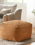 Ainsley 26" Rectangle Pouf Ottoman - From Where -