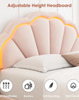 Aisaiah Velvet Upholstered Platform Bed - From Where -