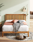 Alexia Wood Platform Bed Frame - From Where -