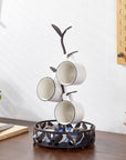 ALLCENER Mug Holder Stand, Countertop Mug Tree, Coffee Pod Holder with Mug Rack, Coffee Counter Bar Accessory & Kitchen Organizer - From Where -