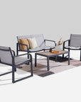 Aluminum 4 - Piece Conversation Set - From Where -