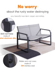 Aluminum 4 - Piece Conversation Set - From Where -