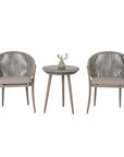 Aluminum Bistro Set with Cushions - From Where -