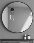 Aluminum Metal Frame Vanity Mirror - From Where -