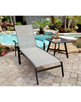 Aluminum Outdoor Chaise Lounge Chair - From Where -