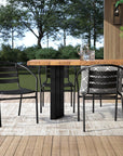 Aluminum Slat Back Stacking Patio Chairs - From Where -