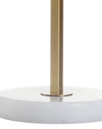 Alyssa 24.5" Metal/Marble Table Lamp - From Where -