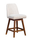 Amalie Farmhouse 26" Swivel Bar Stool - From Where Finds -