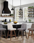 Amalie Farmhouse 26" Swivel Bar Stool - From Where Finds -