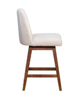 Amalie Farmhouse 26" Swivel Bar Stool - From Where Finds -