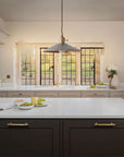 American Vintage Industrial Style Brass Pendant Light - From Where -