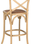 Franklin X Back Bar Stool