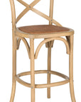 Franklin X Back Bar Stool
