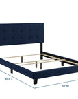 Amira Performance Velvet Bed - From Where Finds -