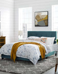 Amira Performance Velvet Bed - From Where Finds -