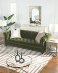 Amira Tufted Velvet Sofa - From Where -