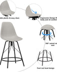Andeworld Bar Stools (Set of 4) - From Where -