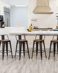 Andeworld Bar Stools (Set of 4) - From Where -