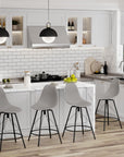 Andeworld Bar Stools (Set of 4) - From Where -
