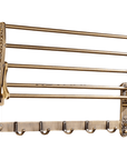 Antique Brass Bath Towel Rack - From Where -